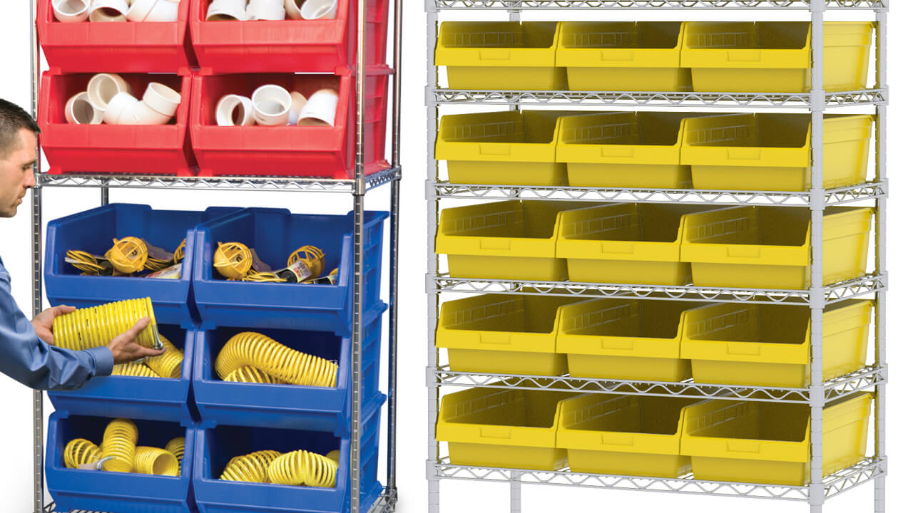 Mobile Bin Shelving - Industrial Bin Storage Systems