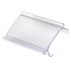 Flat Wire Shelf Label Holder, 25 Pack, Clear (29308)