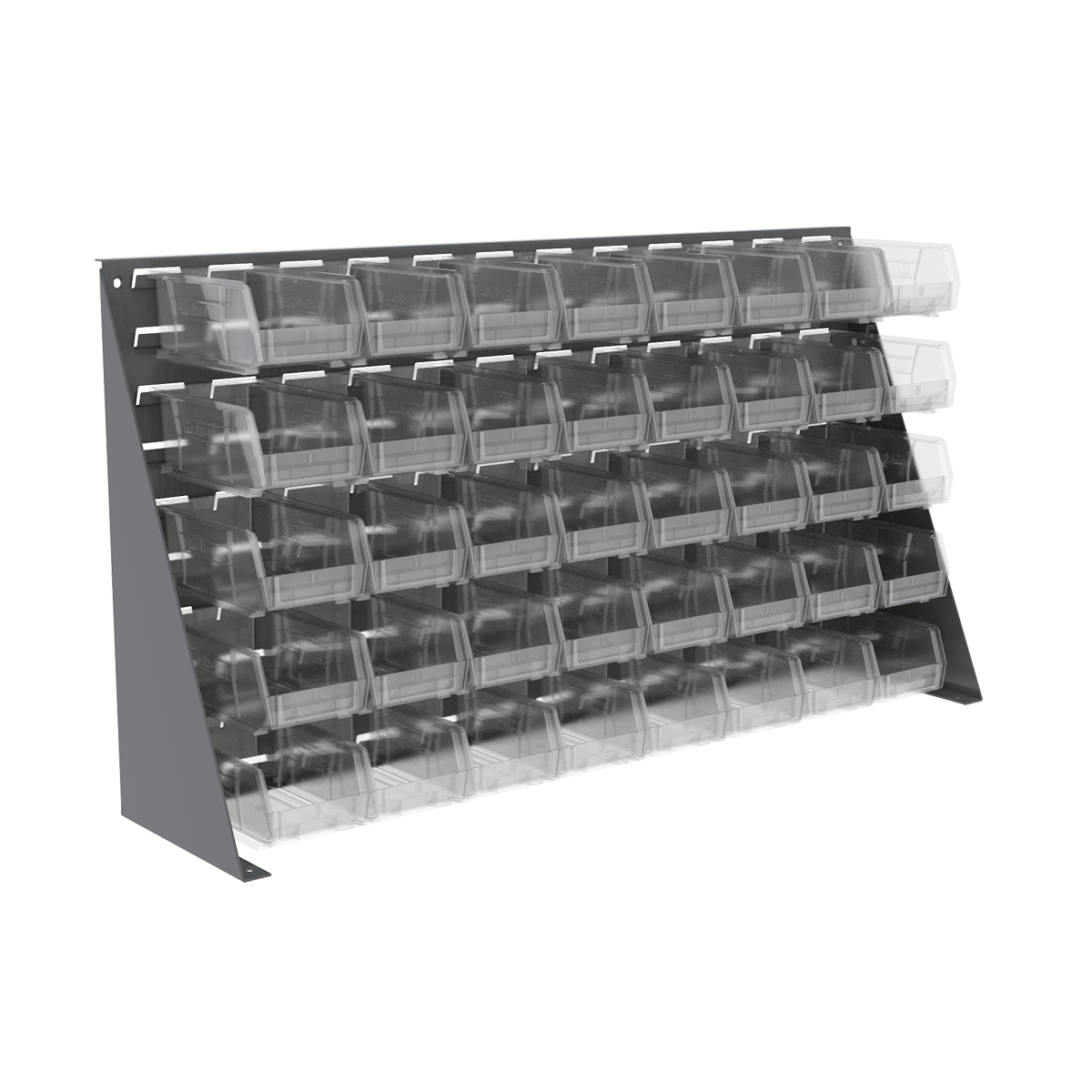 Akro-Mils Steel Louvered Bench Rack, 36 In W X In D X 20 In