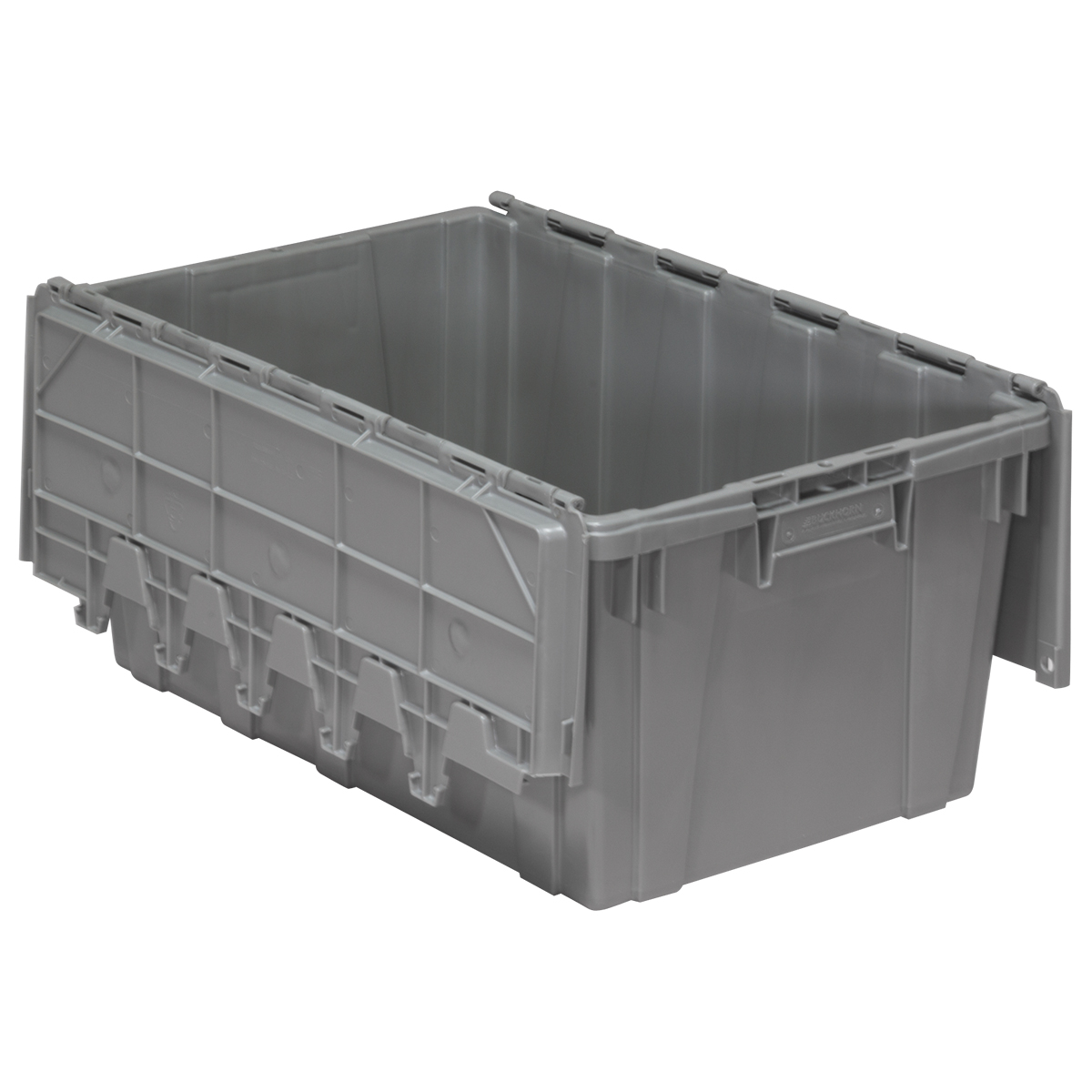 large plastic storage trays