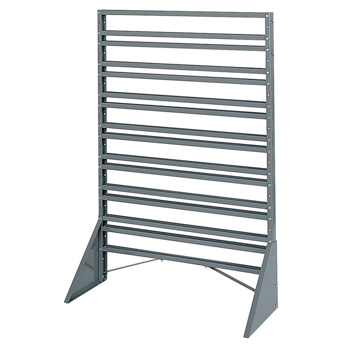 One-Sided Rail Bin Rack 30008