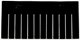 Long Divider for Akro-Grid 33168, 6 Pack, Black (42168)