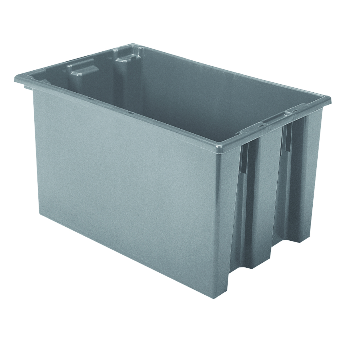 Grey Plastic Nest and Stack Tote Lid - 25 1/4L x 16 1/4W