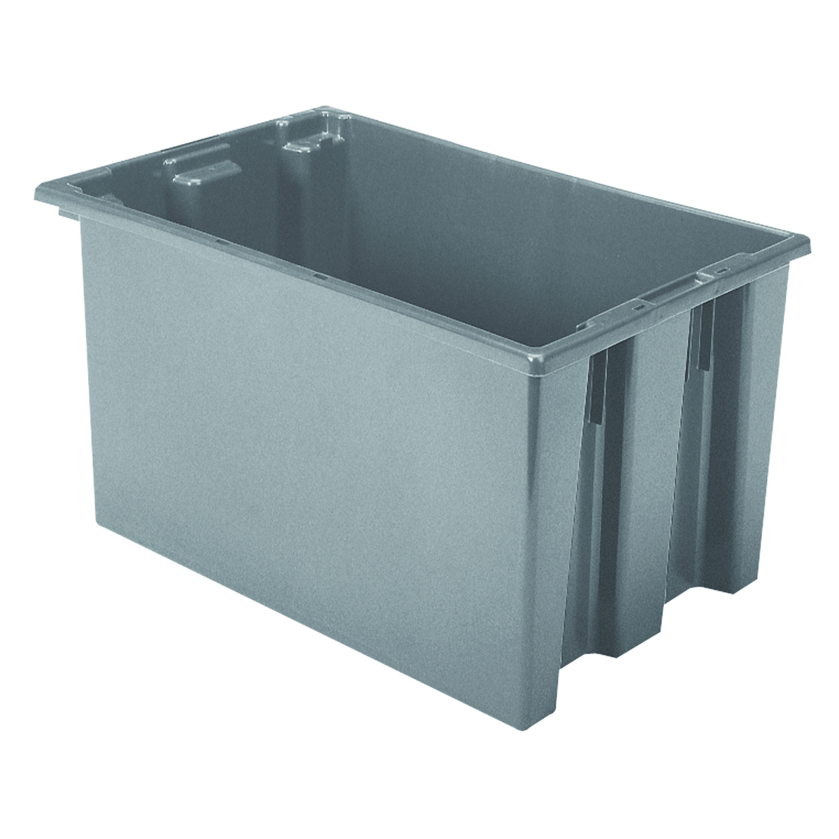 Small Gray Stack N' Nest Bins, 3-Pack