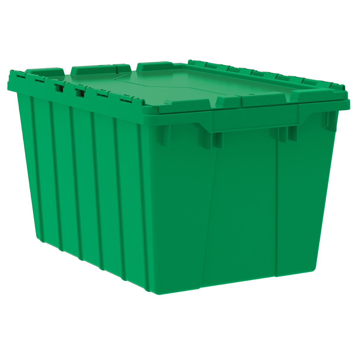 Akro-Mils 39120 Blue 12 gal. Attached Lid Container