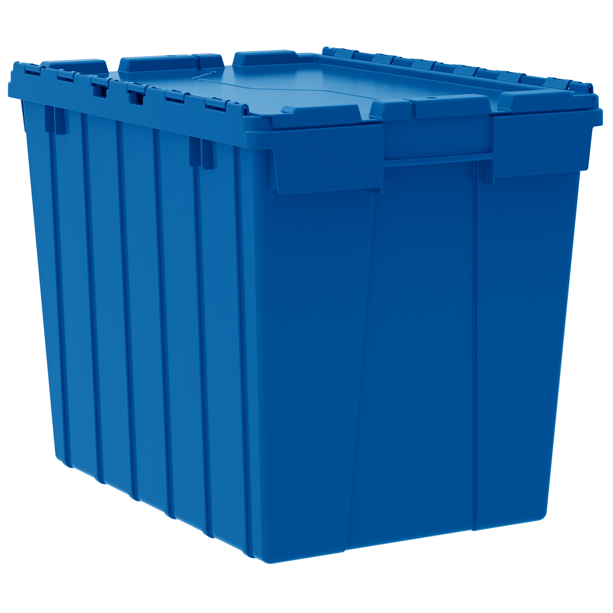 Akro-Mils Attached Lid Containers: 100 lb. Capacity:Boxes:Bins