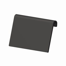 Extended Label Holder for Shelf Bin, 24 Pack, Black (40410)