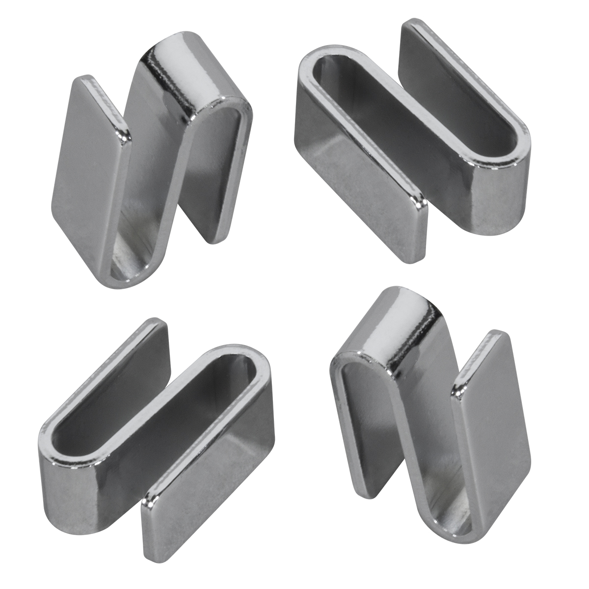 Wire Shelving S Hook ITROLLE 4PCS Chromeplate Steel S Clips For Wire Shelf  System Wire Rack Hook