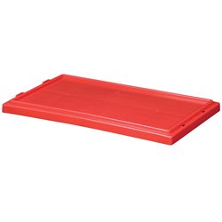 Lid for Nest & Stack Totes 35180/35185, Red (35181RED)