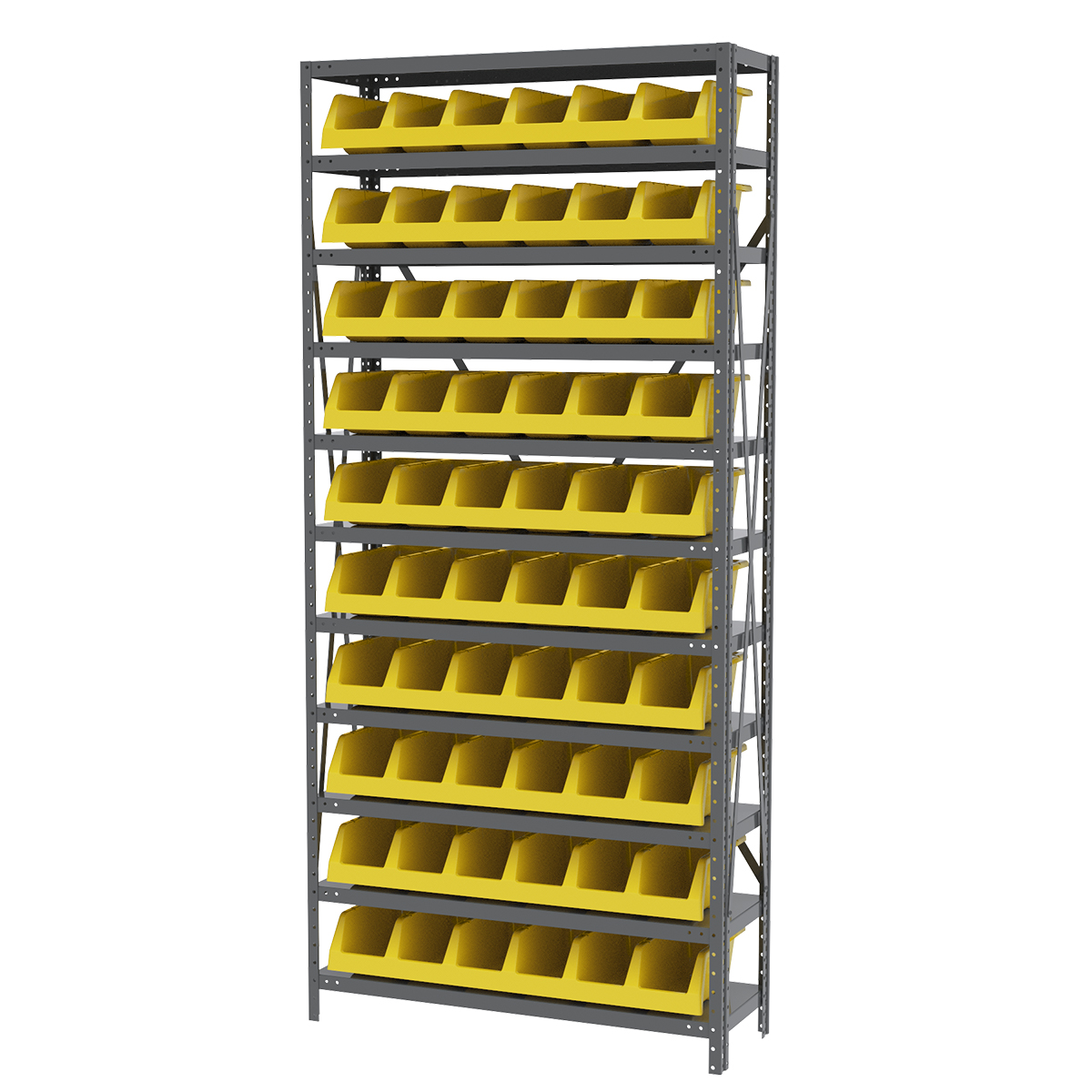 Akro-Mils Metal Shelving, Plastic Storage Bin Racks